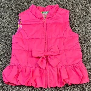 Lilly Pulitzer Pink Ruffle Vest for Kids